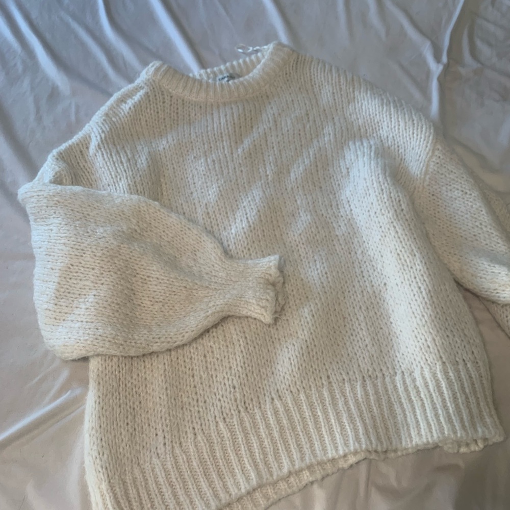 Cream Zara sweater